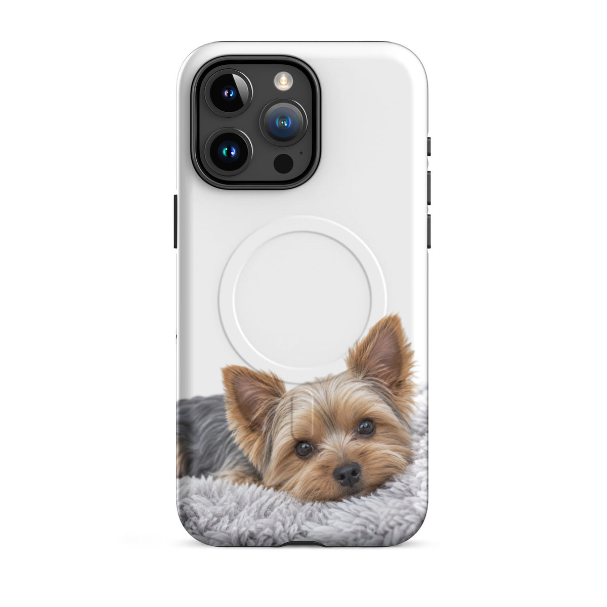 Yorkie MagSafe tough iPhone 15 Pro Max case