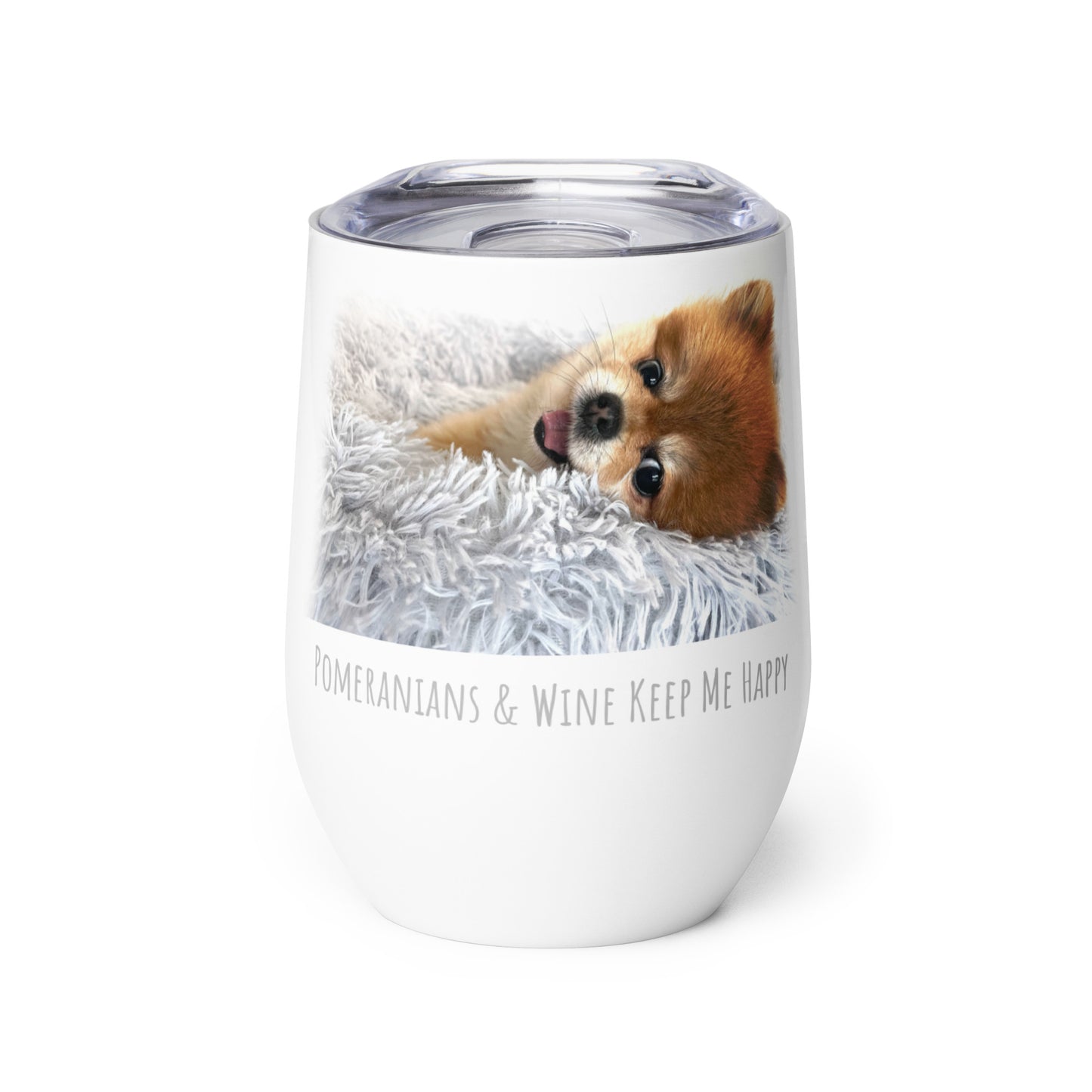 Pomeranian Wine tumbler