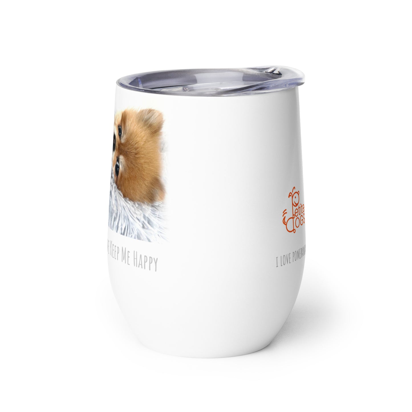 Pomeranian Wine tumbler